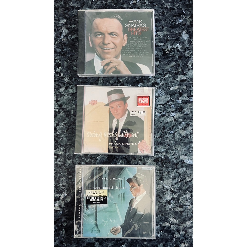 Frank Sinatra CD Lot 3 Greatest Hits In The Wee Small Hours Swing Along With Me
